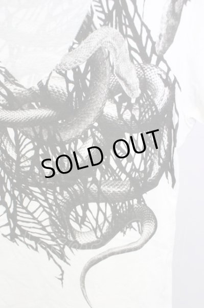 画像4: CIVARIZE / Boa パイソンプリントTシャツ’18SS 44 ホワイト T-24-08-02-004-CI-ts-YM-ZT (4)