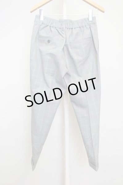 画像2: GOSTAR DE FUGA / クロップドチェックパンツ’19SS 42 グレー T-24-08-02-041-GO-pa-YM-ZT311 (2)