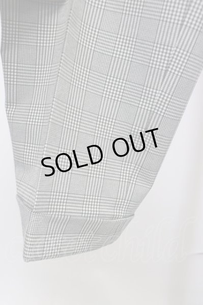 画像4: GOSTAR DE FUGA / クロップドチェックパンツ’19SS 42 グレー T-24-08-02-041-GO-pa-YM-ZT311 (4)