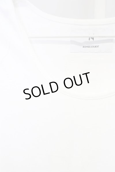 画像3: Moonage Devilment（清春） / コットンオーバーロングテール F ホワイト T-24-08-02-001-MO-ts-YM-ZT315 (3)