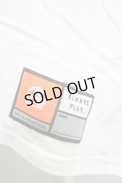画像4: GALLIS ADDICTION / GA×MTV MILLION-DOLLER　Tシャツ 4 ホワイト T-24-08-02-006-GA-ts-YM-ZT315 (4)