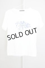 GOSTAR DE FUGA / ADOLESCENCE フラワーTシャツ 44 ホワイト T-24-08-02-007-GO-ts-YM-ZT315