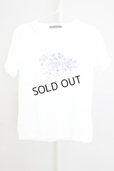 画像1: GOSTAR DE FUGA / ADOLESCENCE フラワーTシャツ 44 ホワイト T-24-08-02-007-GO-ts-YM-ZT315