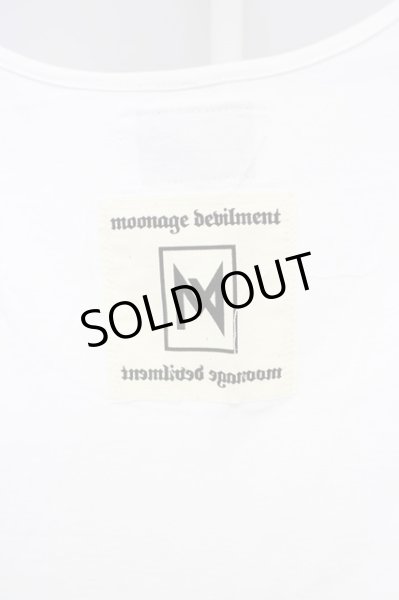 画像6: Moonage Devilment（清春） / コットンオーバーロングテール F ホワイト T-24-08-02-001-MO-ts-YM-ZT315 (6)