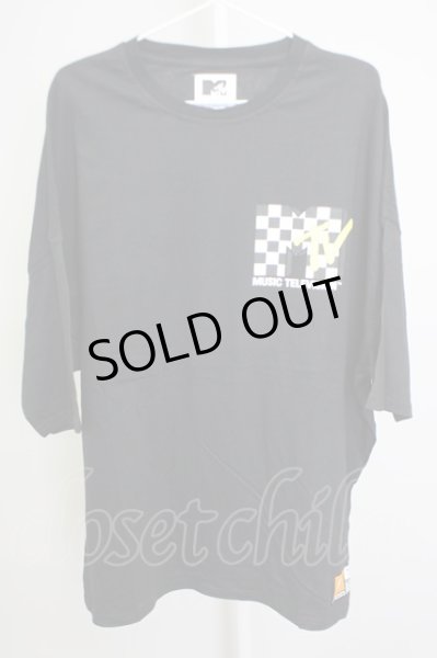 画像1: GALLIS ADDICTION / 【タグ付き】GA×MTV MILLION-DOLLER　Tシャツ 4 ブラック T-24-08-02-013-GA-ts-YM-ZT315 (1)