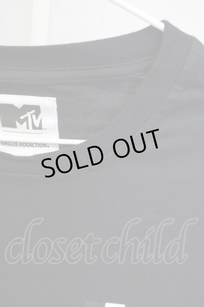 画像3: GALLIS ADDICTION / 【タグ付き】GA×MTV MILLION-DOLLER　Tシャツ 4 ブラック T-24-08-02-013-GA-ts-YM-ZT315 (3)