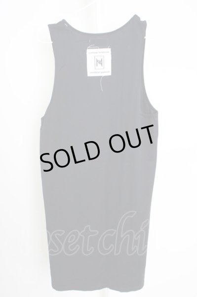 画像2: Moonage Devilment（清春） / コットンオーバーロングテール F ブラック T-24-08-08-002-MO-ts-YM-ZT013 (2)