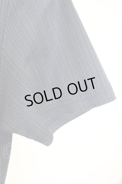 画像4: Zero by TORNADO MART / グリッターピンストライプVネックTシャツ  ネイビー T-24-08-08-017-Ze-ts-YM-ZT015 (4)