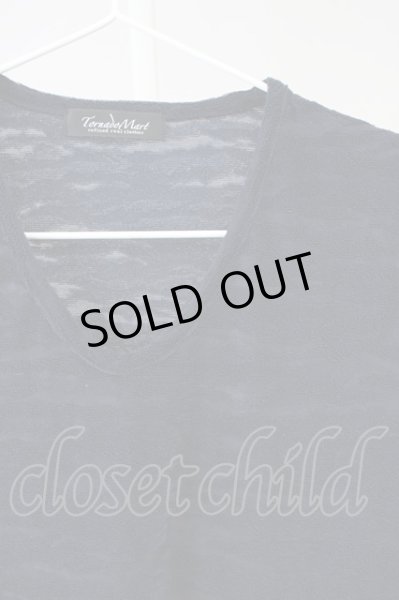 画像3: TORNADO MART / パイルカットソーTシャツ L ネイビー T-24-08-08-018-TO-ts-YM-ZT015 (3)