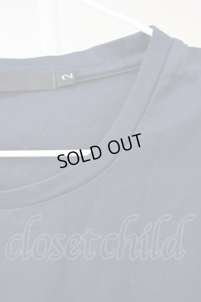 画像3: NO ID. / CパールヴァティシルケットスムースBIG-Tシャツ 2 ネイビー T-24-08-08-019-NO-ts-YM-ZT015