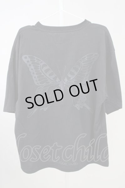 画像2: GALLIS ADDICTION / バタフライワイドシルエット　Tシャツ L ブラック T-24-08-08-021-GA-ts-YM-ZT016 (2)