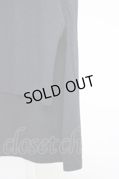 画像4: Moonage Devilment（清春） / コットンオーバーロングテール F ブラック T-24-08-08-002-MO-ts-YM-ZT013 (4)