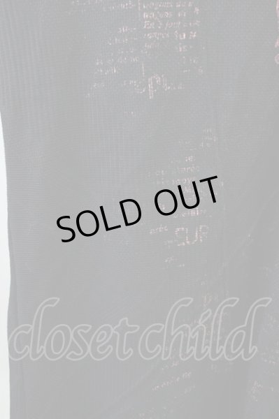 画像5: TORNADO MART / リンクスリリィ&タイポプリントTシャツ’21SS L ブラック T-24-08-08-024-TO-ts-YM-ZT016 (5)