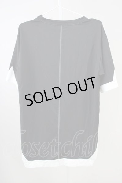 画像2: TORNADO MART / ロングバイカラーカットソー’21SS M ブラック T-24-08-08-025-TO-ts-YM-ZT (2)