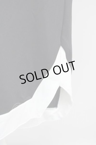 画像5: TORNADO MART / ロングバイカラーカットソー’21SS M ブラック T-24-08-08-025-TO-ts-YM-ZT (5)