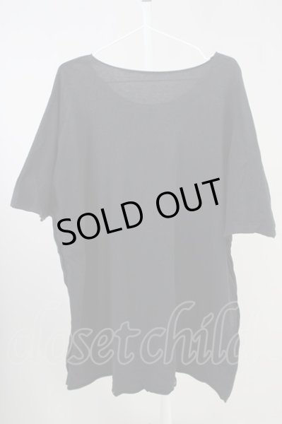 画像2: Moonage Devilment（清春） / 変形BIG Tシャツ F ブラック T-24-08-08-031-MO-ts-YM-ZT026 (2)