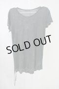 KMRii / Magnolia tencel washed Tシャツ 2 チャコール T-24-08-08-032-KM-ts-YM-ZT