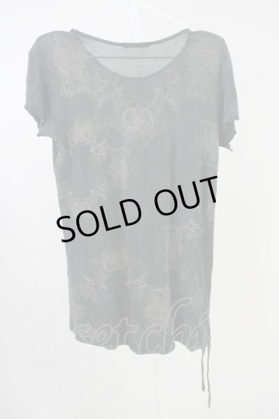 画像2: KMRii / Magnolia tencel washed Tシャツ 2 チャコール T-24-08-08-032-KM-ts-YM-ZT (2)