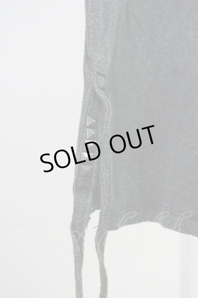 画像6: KMRii / Magnolia tencel washed Tシャツ 2 チャコール T-24-08-08-032-KM-ts-YM-ZT (6)