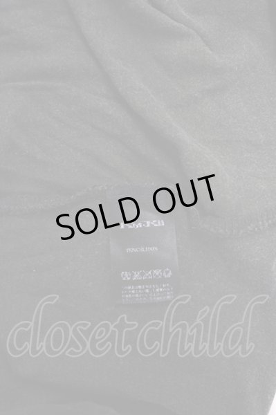 画像9: KMRii / Magnolia tencel washed Tシャツ 2 チャコール T-24-08-08-032-KM-ts-YM-ZT (9)