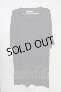MARDI GRAS / バッククラウンスムースロングTシャツ  ブラック T-24-08-08-037-MA-ts-YM-ZT026
