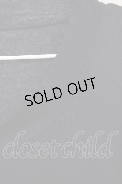 画像3: MARDI GRAS / バッククラウンスムースロングTシャツ  ブラック T-24-08-08-037-MA-ts-YM-ZT026 (3)