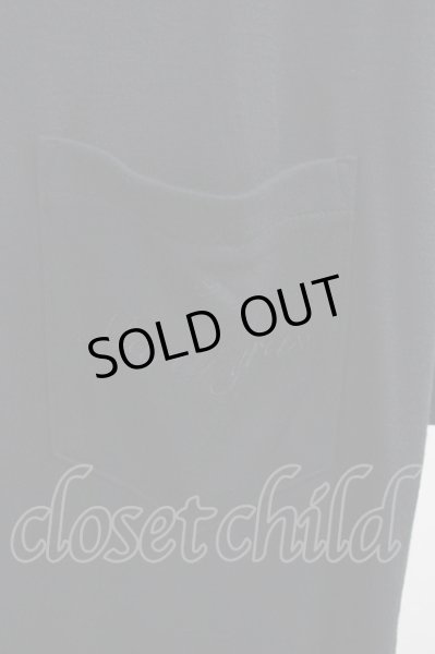 画像4: MARDI GRAS / バッククラウンスムースロングTシャツ  ブラック T-24-08-08-037-MA-ts-YM-ZT026 (4)