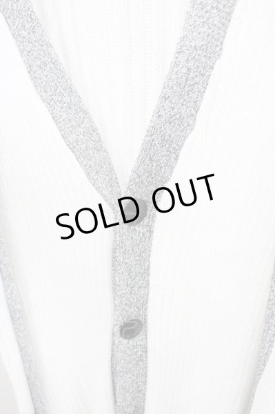 画像5: JOHNNY WOLF / 【タグ付き】KAGUYAストール付きレイヤードカーディガン 1-2 ホワイト T-24-08-08-039-JO-to-YM-ZT026 (5)