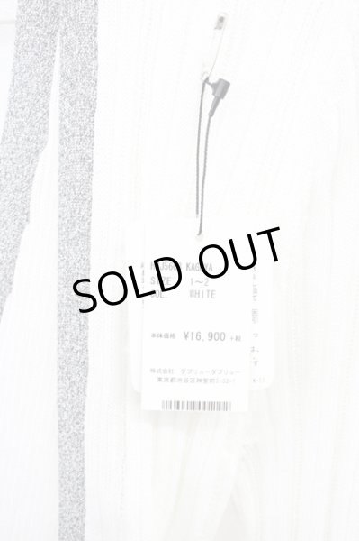 画像7: JOHNNY WOLF / 【タグ付き】KAGUYAストール付きレイヤードカーディガン 1-2 ホワイト T-24-08-08-039-JO-to-YM-ZT026 (7)