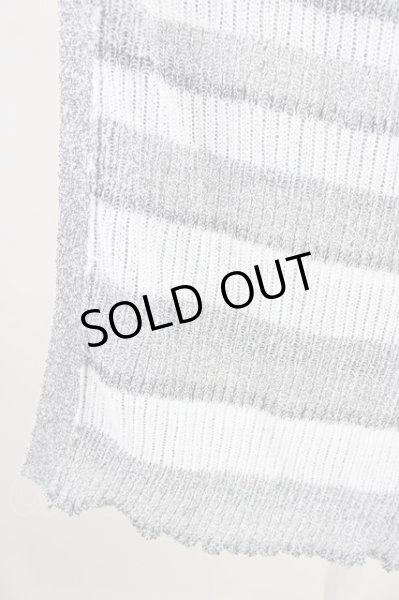 画像10: JOHNNY WOLF / 【タグ付き】KAGUYAストール付きレイヤードカーディガン 1-2 ホワイト T-24-08-08-039-JO-to-YM-ZT026 (10)