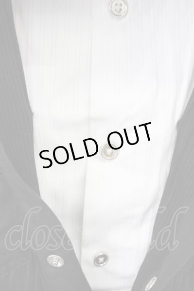 画像8: BUFFALO BOBS / 半袖FAIRY レイヤードスキッパーシャツ 1 ブラックｘホワイト T-24-08-08-042-BU-sh-YM-ZT026 (8)