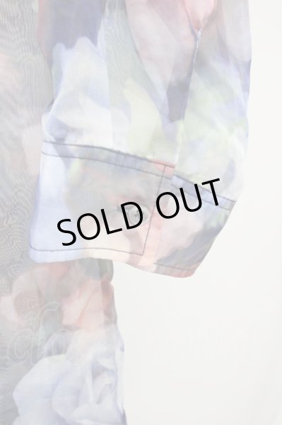 画像4: CIVARIZE / Disaster 6分袖ロングシフォンシャツ 46 パターン（レッド系） T-24-08-08-043-CI-sh-YM-ZT026 (4)