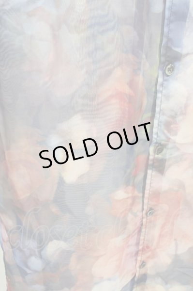 画像5: CIVARIZE / Disaster 6分袖ロングシフォンシャツ 46 パターン（レッド系） T-24-08-08-043-CI-sh-YM-ZT026 (5)