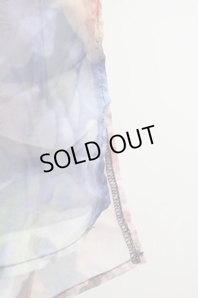 画像6: CIVARIZE / Disaster 6分袖ロングシフォンシャツ 46 パターン（レッド系） T-24-08-08-043-CI-sh-YM-ZT026 (6)