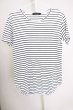 画像1: GOSTAR DE FUGA / TOPS//ボーダーカットソー  白 T-24-08-08-005-GO-to-SZ-ZT013 (1)