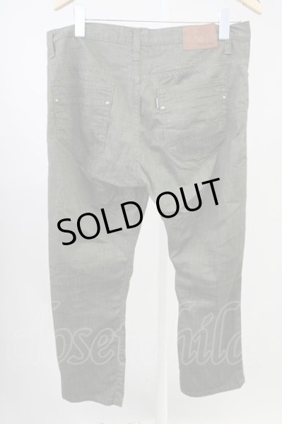 画像2: Zero by TORNADO MART / ハイパーデニムクロップドパンツ’17SS L グレー T-24-08-08-046-Ze-pa-YM-ZT026 (2)