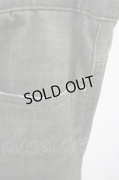 画像4: Zero by TORNADO MART / ハイパーデニムクロップドパンツ’17SS L グレー T-24-08-08-046-Ze-pa-YM-ZT026 (4)