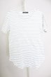 画像1: FUGA / TOPS//ボーダーカットソー  グレー×黒 T-24-08-08-006-FU-to-SZ-ZT013 (1)