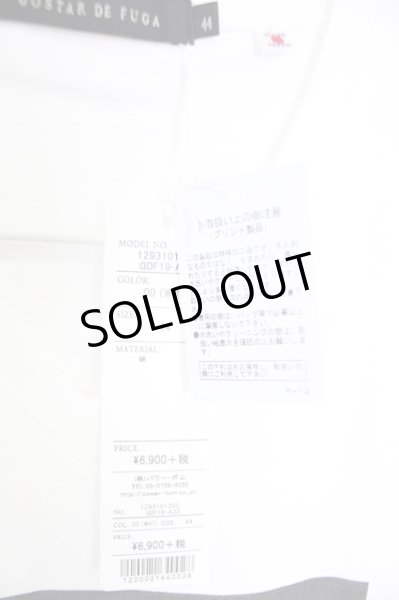 画像6: GOSTAR DE FUGA / 【タグ付き】Never ending dream Tシャツ’19SS 44 ホワイト T-24-08-08-007-GO-ts-YM-ZT (6)