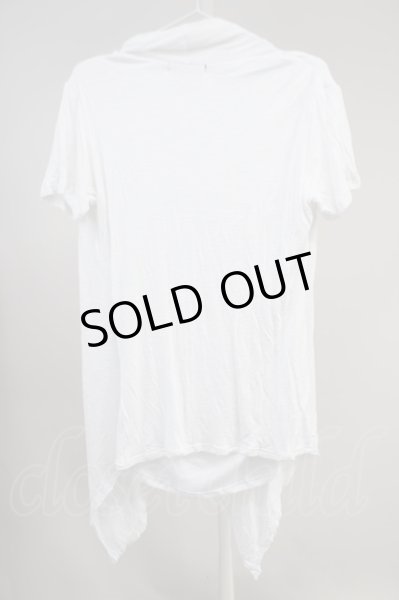 画像2: CIVARIZE / UniteドレープTシャツ'20SS 46 ホワイト T-24-08-08-011-CI-ts-YM-ZT013 (2)