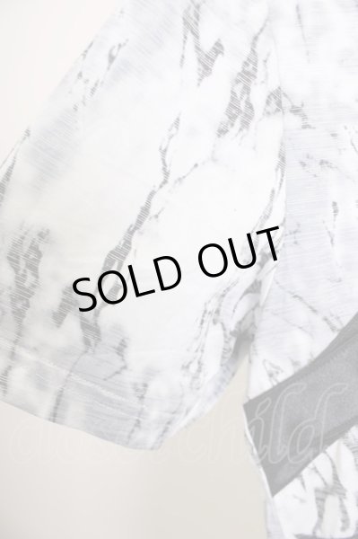 画像5: TORNADO MART / ライン総柄ッスムースTシャツ L ホワイト T-24-08-08-013-TO-ts-YM-ZT015 (5)