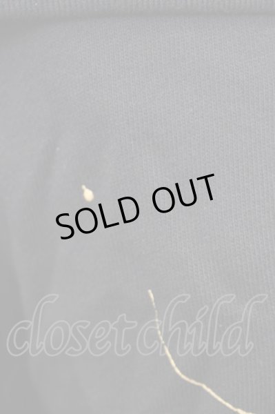 画像7: NO ID. / セットアップ.ペインティングスウェット ONE ブラック T-24-08-28-026-NO-to-YM-ZT093 (7)