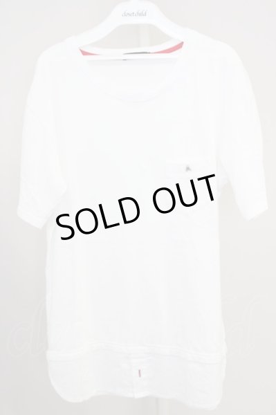画像1: LOVELESS / シャツレイヤードポケットTシャツ 1 ホワイト T-24-08-28-003-LO-ts-YM-ZT077 (1)