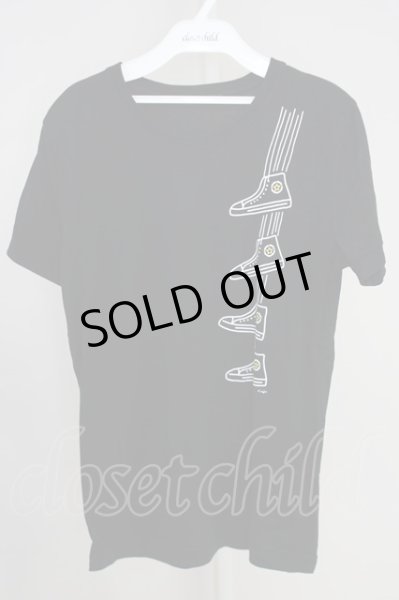 画像1: GUILD PRIME / スニーカープリントTシャツ 1 ブラック T-24-08-28-005-GU-ts-YM-ZT077 (1)