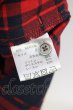 画像4: NO ID. / ガーゼチェック7分袖ロングシャツ 2 レッド T-24-08-28-006-NO-sh-YM-ZT077 (4)