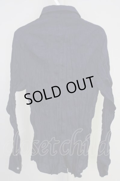 画像2: NO ID. / リネンタッチレギュラーカラーシャツ ネイビー インディゴブルー T-24-08-28-008-NO-sh-YM-ZT077 (2)