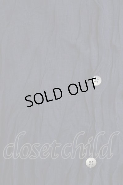 画像3: NO ID. / リネンタッチレギュラーカラーシャツ ネイビー インディゴブルー T-24-08-28-008-NO-sh-YM-ZT077 (3)