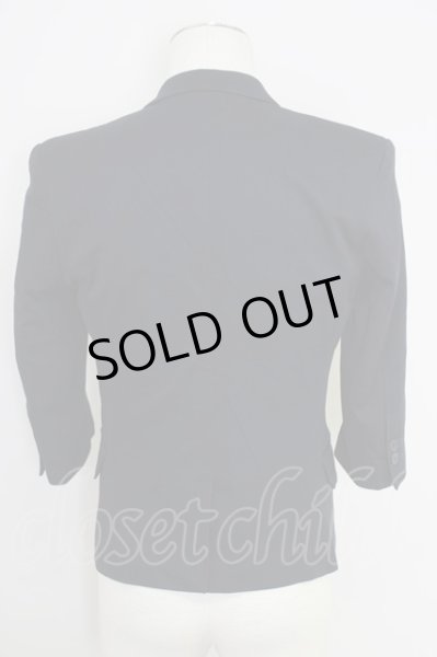 画像2: Black by VANQUISH / カノコ六分袖テーラードジャケット S ネイビー T-24-08-28-011-Bl-ja-YM-ZT (2)