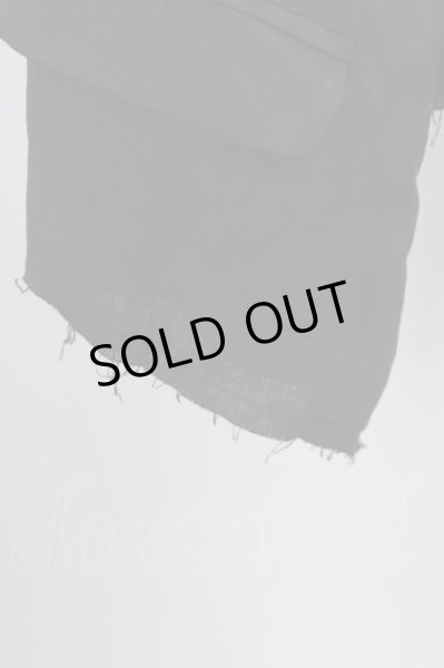 画像5: KMRii / リネンベスト 2 ブラック T-24-08-28-001-KM-to-YM-ZT (5)