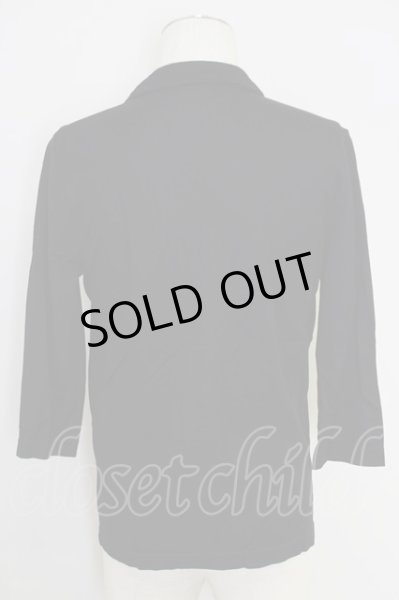 画像2: FUGA / REPLAY 五分袖カーディガン’14SS 44 ブラック T-24-08-28-012-FU-to-YM-ZT (2)